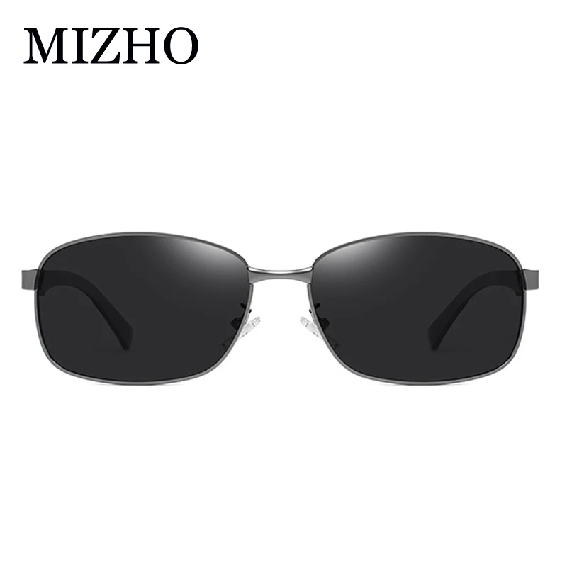 Мужские солнцезащитные очки с градиентом MIZHO металлические поляризационные