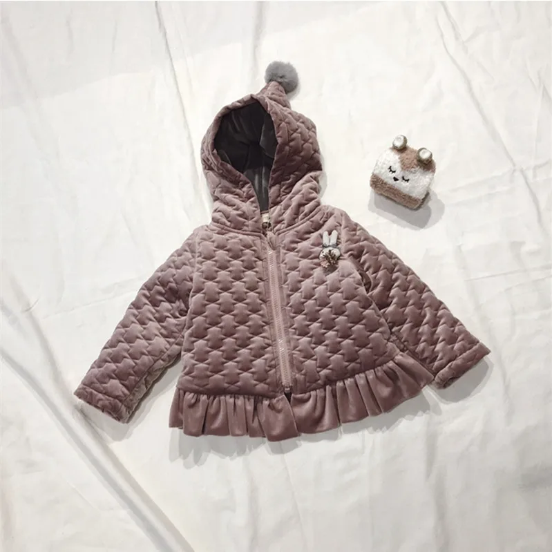 Осенне зимняя одежда JaneYU ткани с стеганой саржевой курткой и толстой теплой