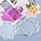 Форма для подставки под Лотос, силиконовый УФ-поддон для форма для посуды, аксессуары для украшения дома