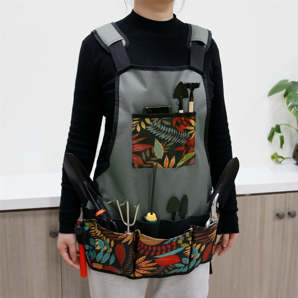 

Oxford Cloth Work Apron Cleaning Bibs Adjustable With Pocket Gardening Supplies Unisex Home Garden Waterproof
