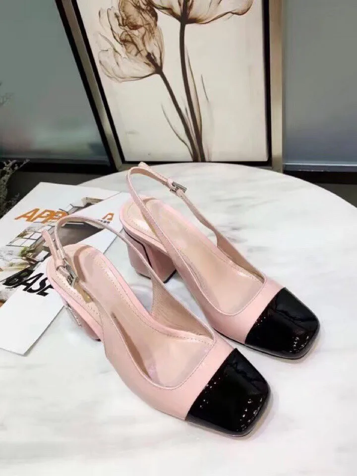 

Сандалии женские на высоком каблуке, босоножки с ремешком на пятке, удобная офисная обувь с пряжкой, лето, 2021