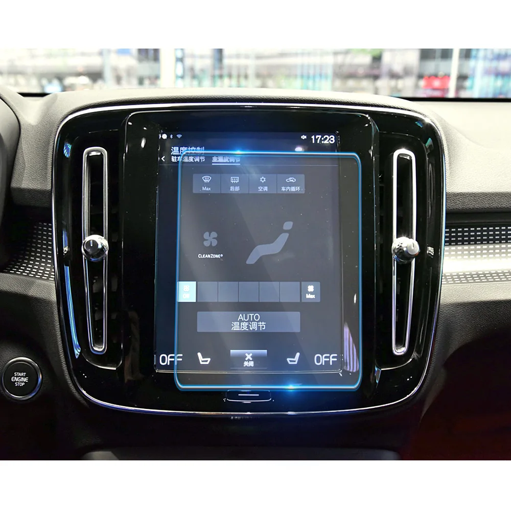 

For Volvo XC40 2018-2021 Car Multimedia Video GPS Navigation LCD Screen Tempered Glass Protective Film Anti Scratch Accessories
