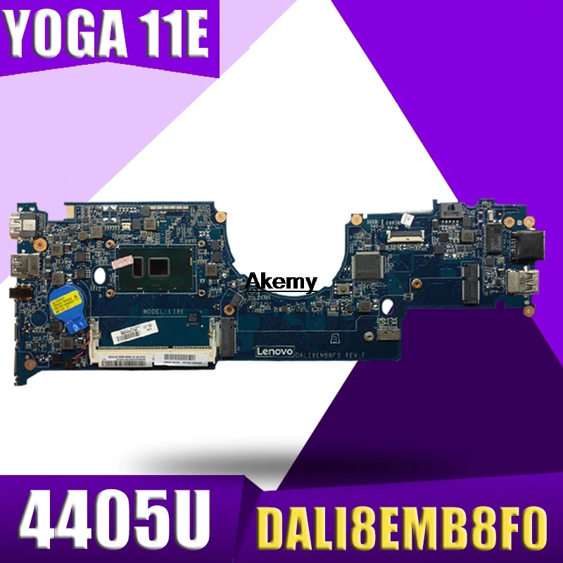 DALI8EMB8F0 FRU 01AV956 для lenovo ThinkPad YOGA 11E материнская плата ноутбука процессор 4405U