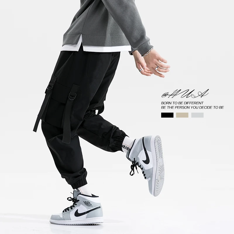 

Cargo Pants for Mens Summer Clothes 2021 Fashion Trends Jogger Sweatpants Teens Hip Hop Harem Streetwear Oversized Sweatpants