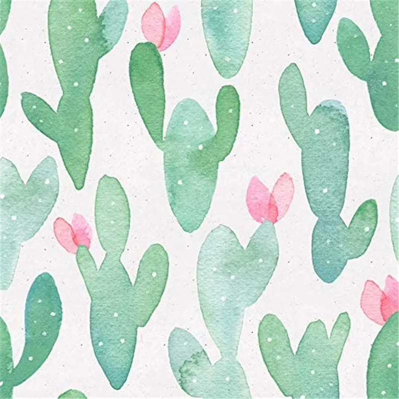 LUCKYYJ кактус пилинг и наклейки обои Съемные для шкафчиков зеленый/розовый