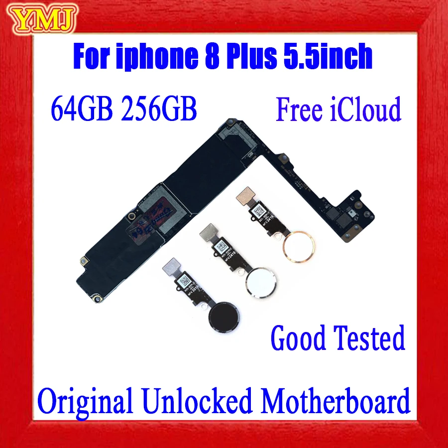 100% разблокировка icould для Iphone 8 Plus материнская плата с/без касания ID оригинальная