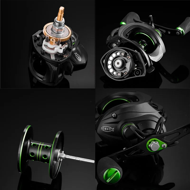 7.2:1 High Speed Baitcasting Fishing Reel Light Baitcaster Wheels Carp Lure Saltwater Freshwater Left Right Handed Best Cheap | Спорт и