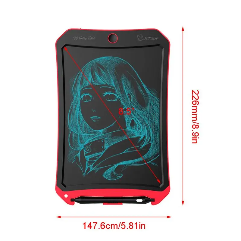 

8.5 Inch Reusable LCD Handwriting Tablet Kids Doodle Drawing Board with Stylus