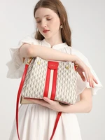 2021new shoulder bag fashion stitching wild messenger brand female tote bag pvc bucket bag women handbag