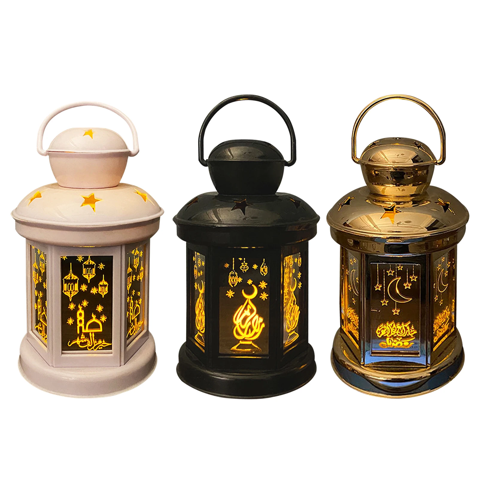

Ramadan Led Lantern Eid Mubarak Hanging Night Lamp Islamic Muslim Wind Light Home Party Decoration Kareem Gifts