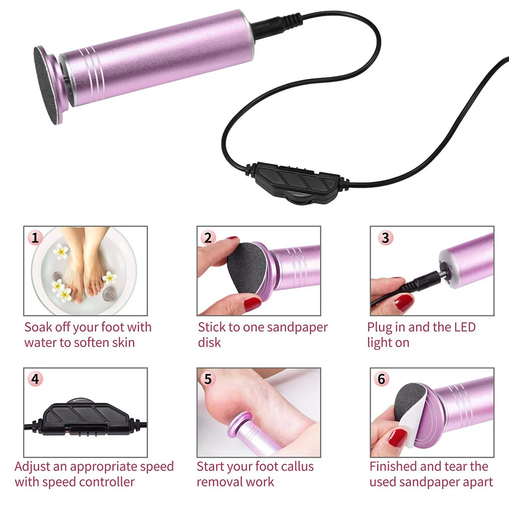 

Electric Pedicure Machine Electric Foot Care Tool Dead Skin Callus Peel Remover Electric Foot Grinder Home Use