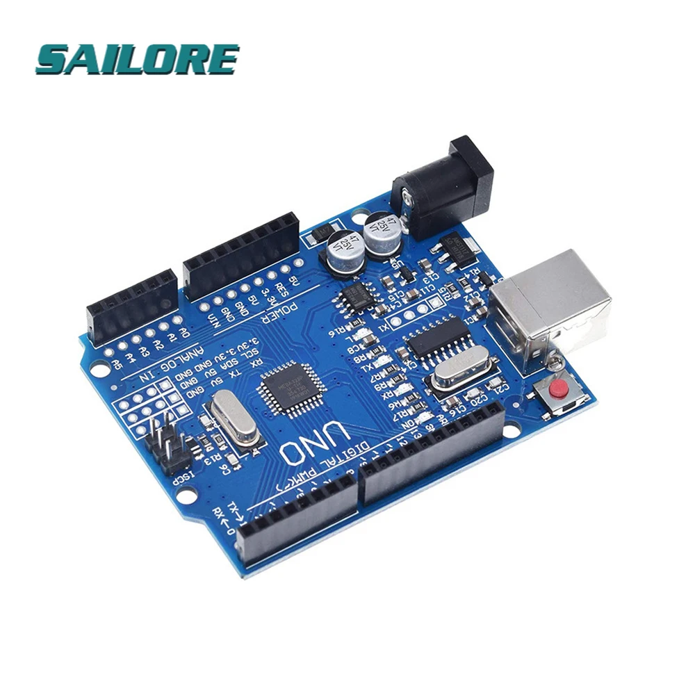 

Плата UNO R3 mit Atmel ATmega328 ATmega328P Mega328P Mega328 16 МГц CH340 CH340G USB-драйвер для замены Atmega16U2