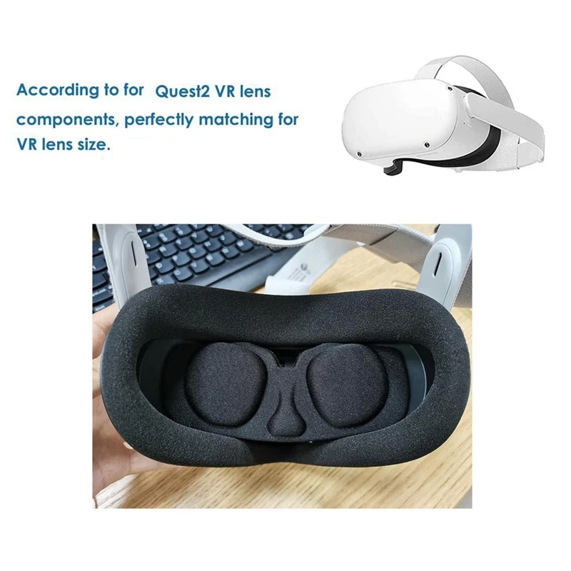 

VR Lens Anti Scratch Case Protective Dustproof Lens Cover for Oculus Quest 2 VR Accessories