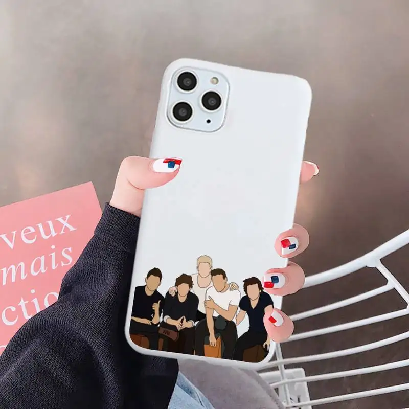 

One Direction Louis Tomlinson Phone Case Candy Color for iPhone 6 7 8 11 12 s mini pro X XS XR MAX Plus
