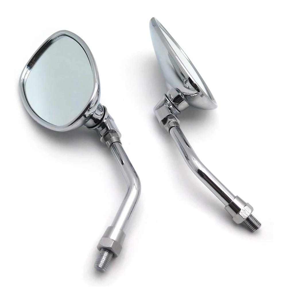 Зеркало заднего вида мотоциклетное универсальное 10 мм для Honda shadow 1100 750 VTX 1300 1800