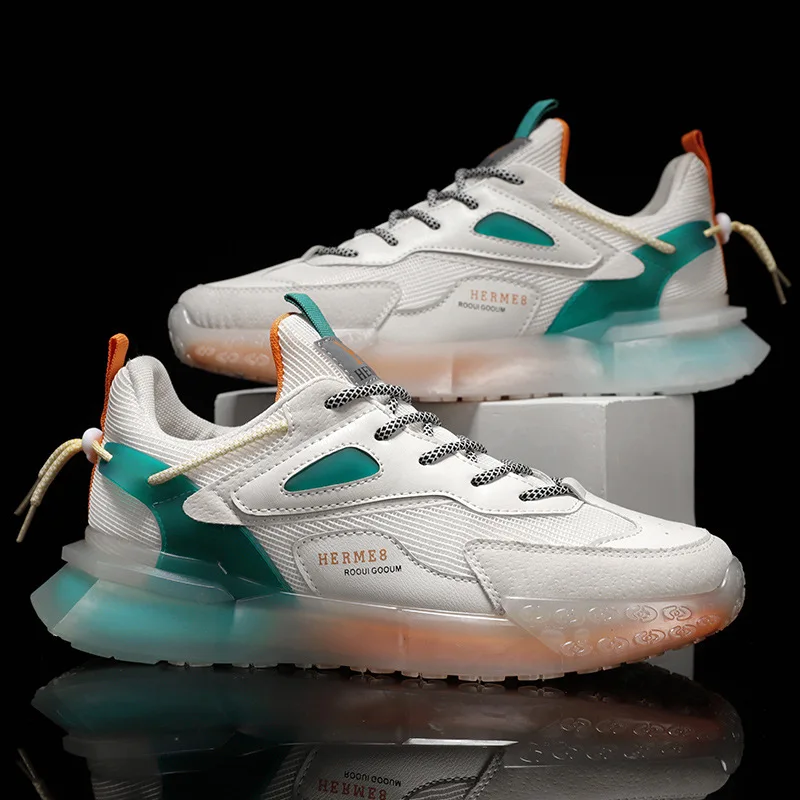 

Lightweight Sneakers 2021 Summer Hot Sale Men Mesh Casual Shoes Lac-up Mens Shoes Vulcanize Shoes Walking Sneakers