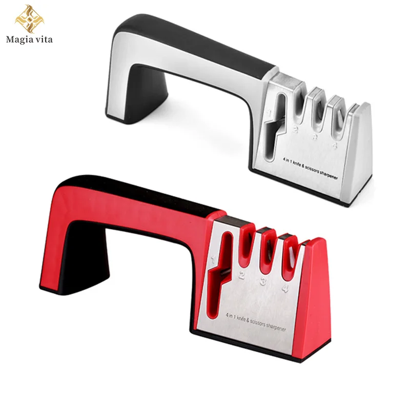 

3-Stage Quick Professional Knife Sharpener Replace Sharpener Manual Kitchen Knife Sharpening Grindstone Tools For all Knives
