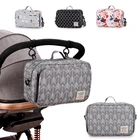 Новинка, модная сумка для мам, водонепроницаемая детская коляска, органайзер для подгузников, портативная прочная дорожная сумка для хранения подгузников для новорожденных