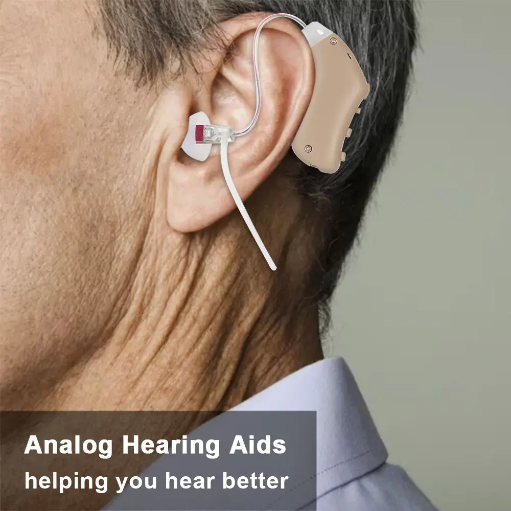 

Ear Hearing Aid with Storage Case Rechargeable Sound Amplifier In Ear Hearing Enhancement Device for Adults Seniors