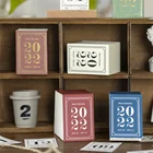 2022 настольный мини-календарь винтажный ежедневник-планировщик, список учеников, сделай сам, украшение для учетной записи, школьные и офисные принадлежности