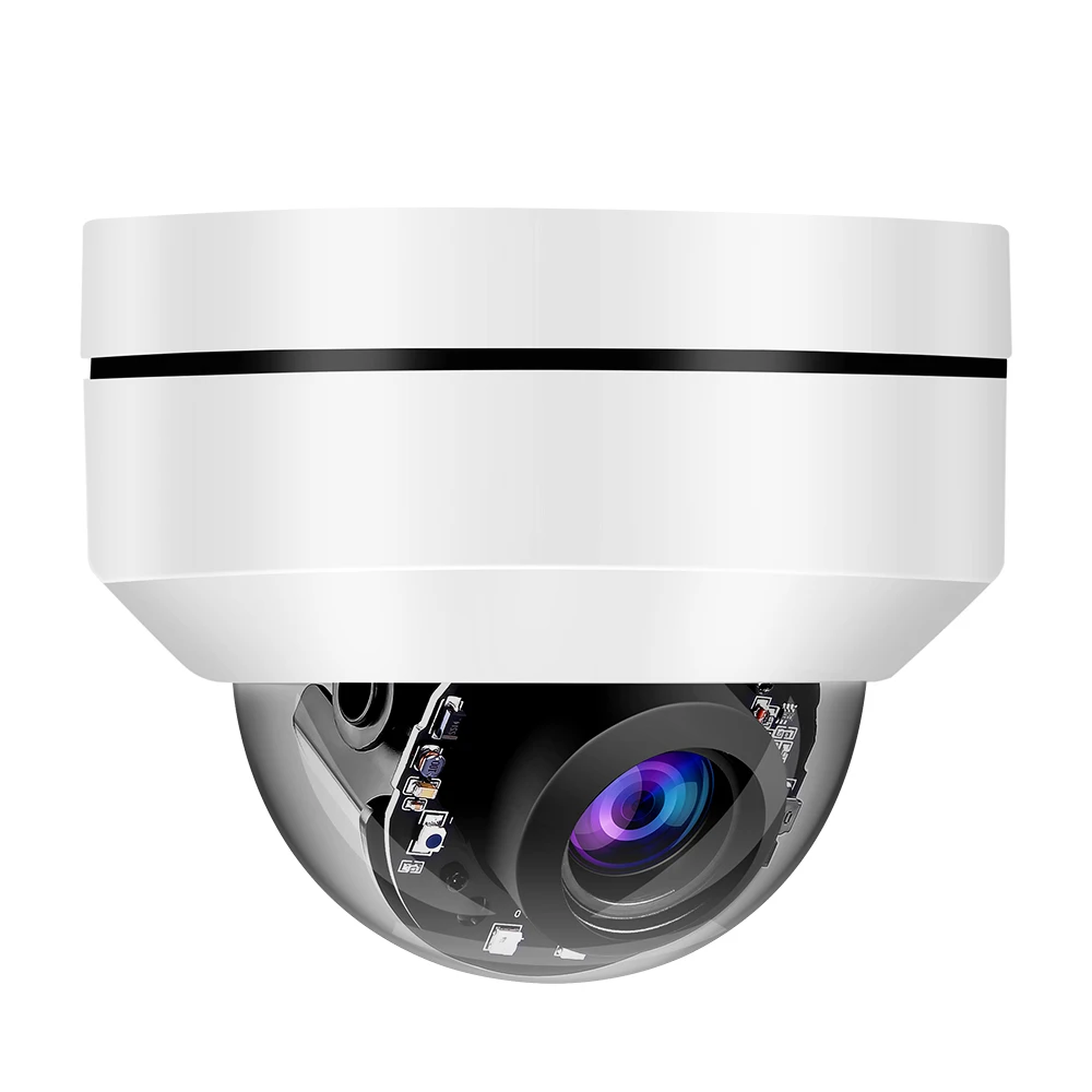 Купольная камера видеонаблюдения IP-камера 5 Мп PTZ HD 1080P 5X оптический зум Onvif