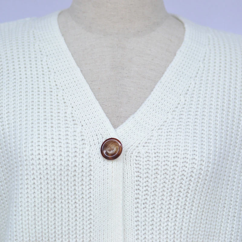 Сексуальное платье с v-образным воротом вязаный женский кардиган большого