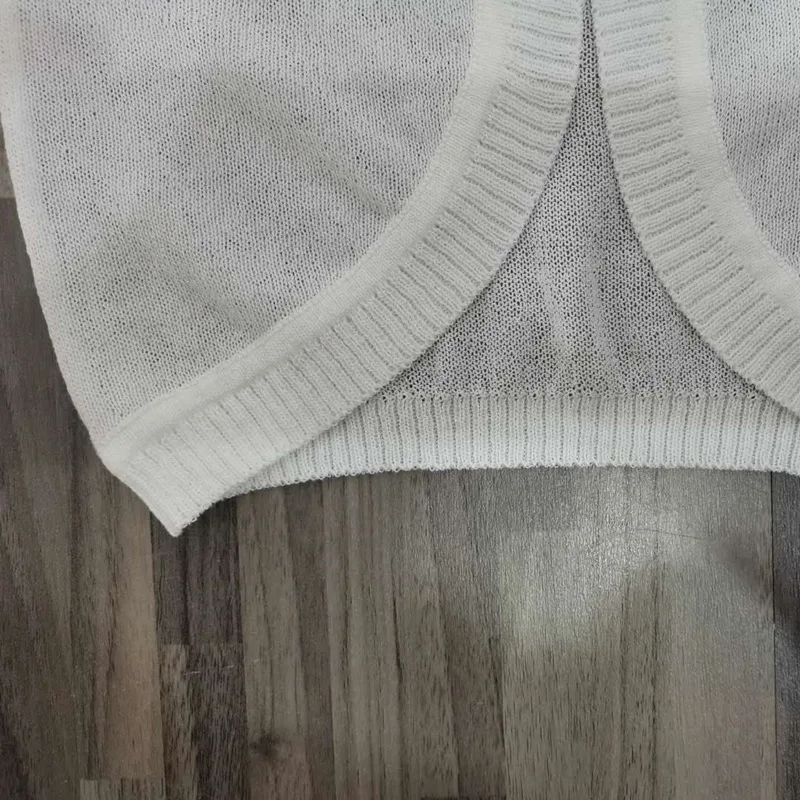 Жакет для девочек хлопковый желтый тонкий с длинным рукавом OGC215419 | Детская