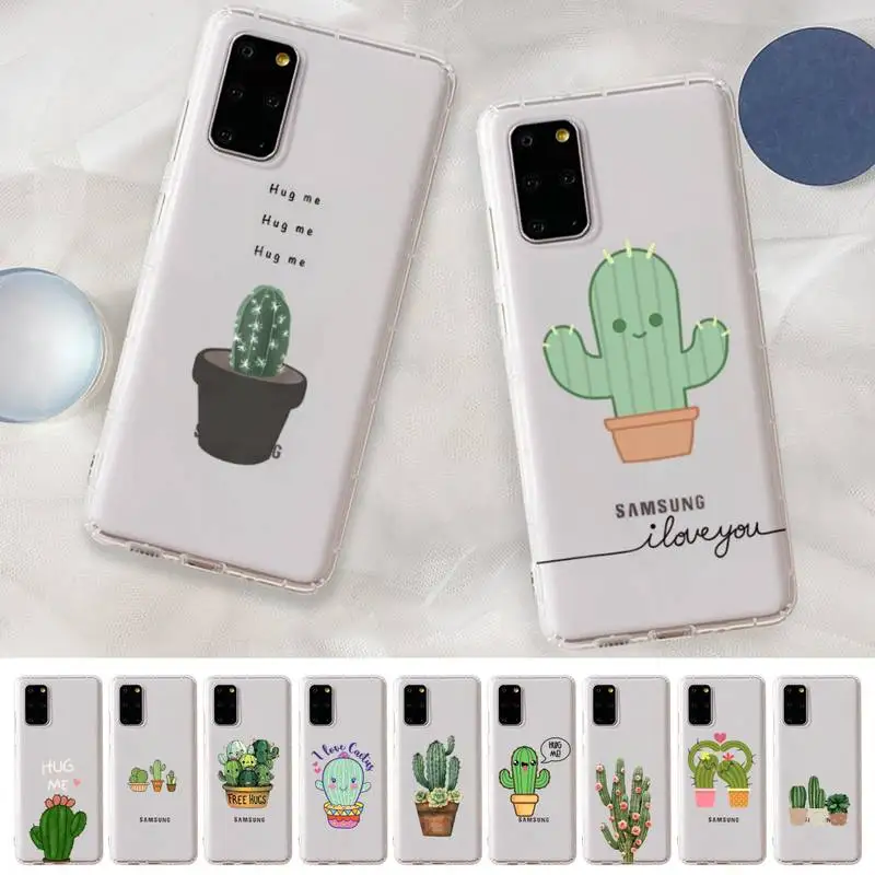 

Yinuoda Plant Cactus Phone Case For Samsung A 10 20 30 50s 70 51 52 71 4g 12 31 21 31 S 20 21 plus Ultra