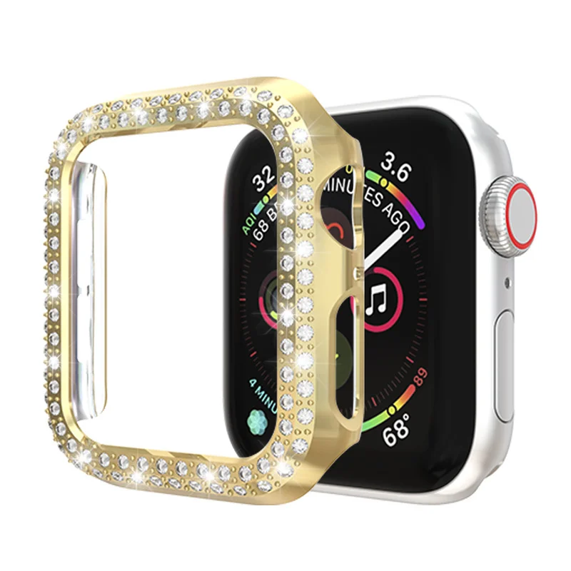 Чехол для iWatch 38/42/40/44 мм защитный чехол из поликарбоната с бриллиантами Apple Watch Series
