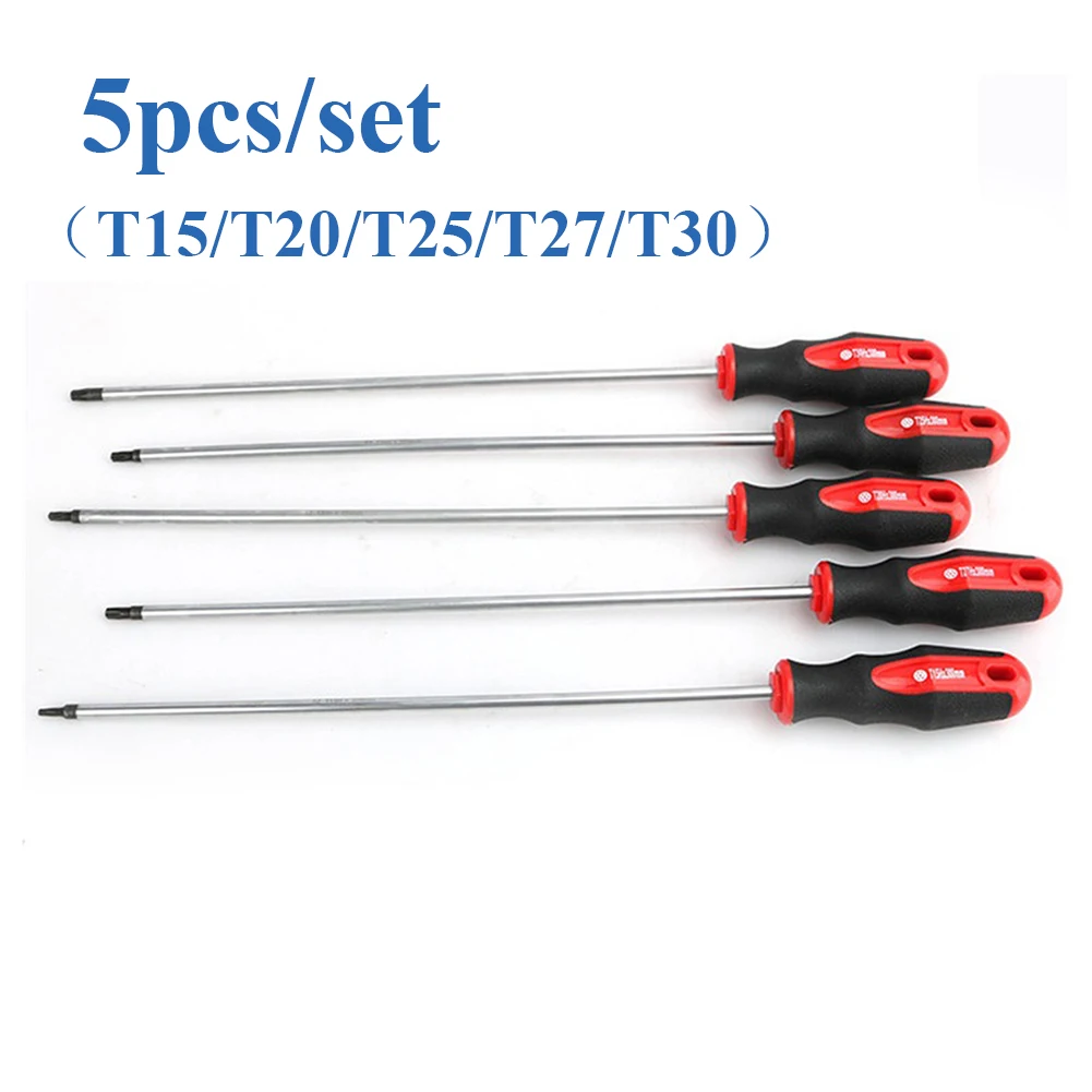 

Tamper Screwdriver Torx 1/5* 1/5X 1/5pcs Chromium Vanadium Alloy Steel