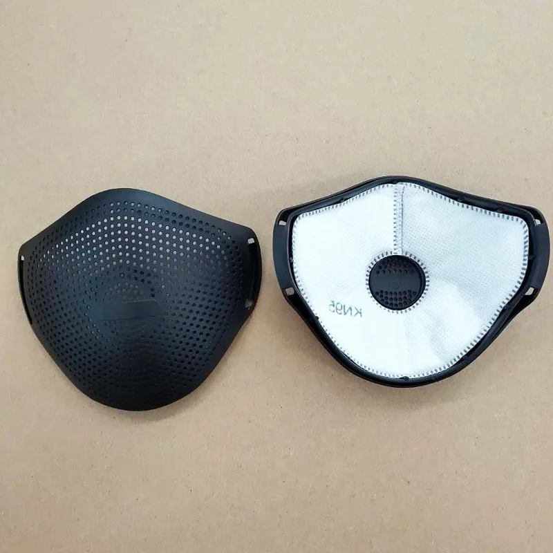 

Маска велосипедная KN95 5 шт., фильтры, клапаны, активированный уголь PM 2,5, против загрязнения, маска велосипедная для бега, велосипедные аксесс...