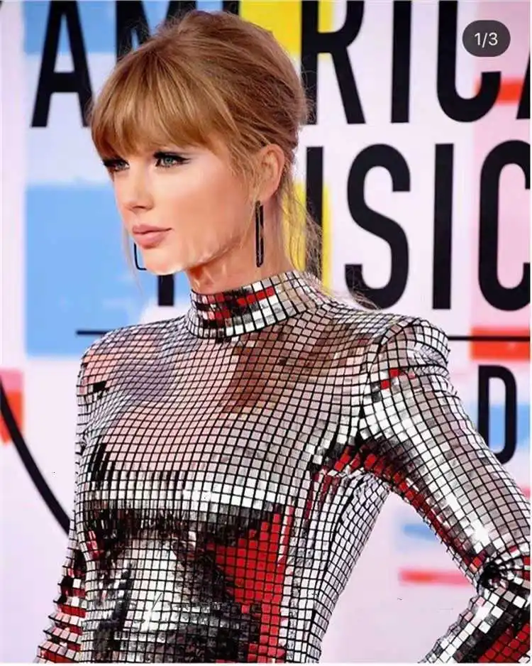 Оптовая продажа 2019 осенние и зимние платье из новой коллекции серебристого цвета