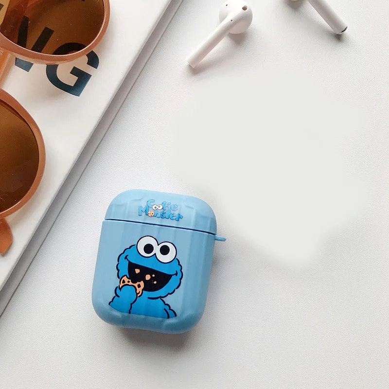 Чехол для AirPods, милый простой мини-бокс, Мультяшные аксессуары, защитный силиконовый чехол, Роскошный чехол для Air pods 2, чехол для наушников, funda - Цвет: A19