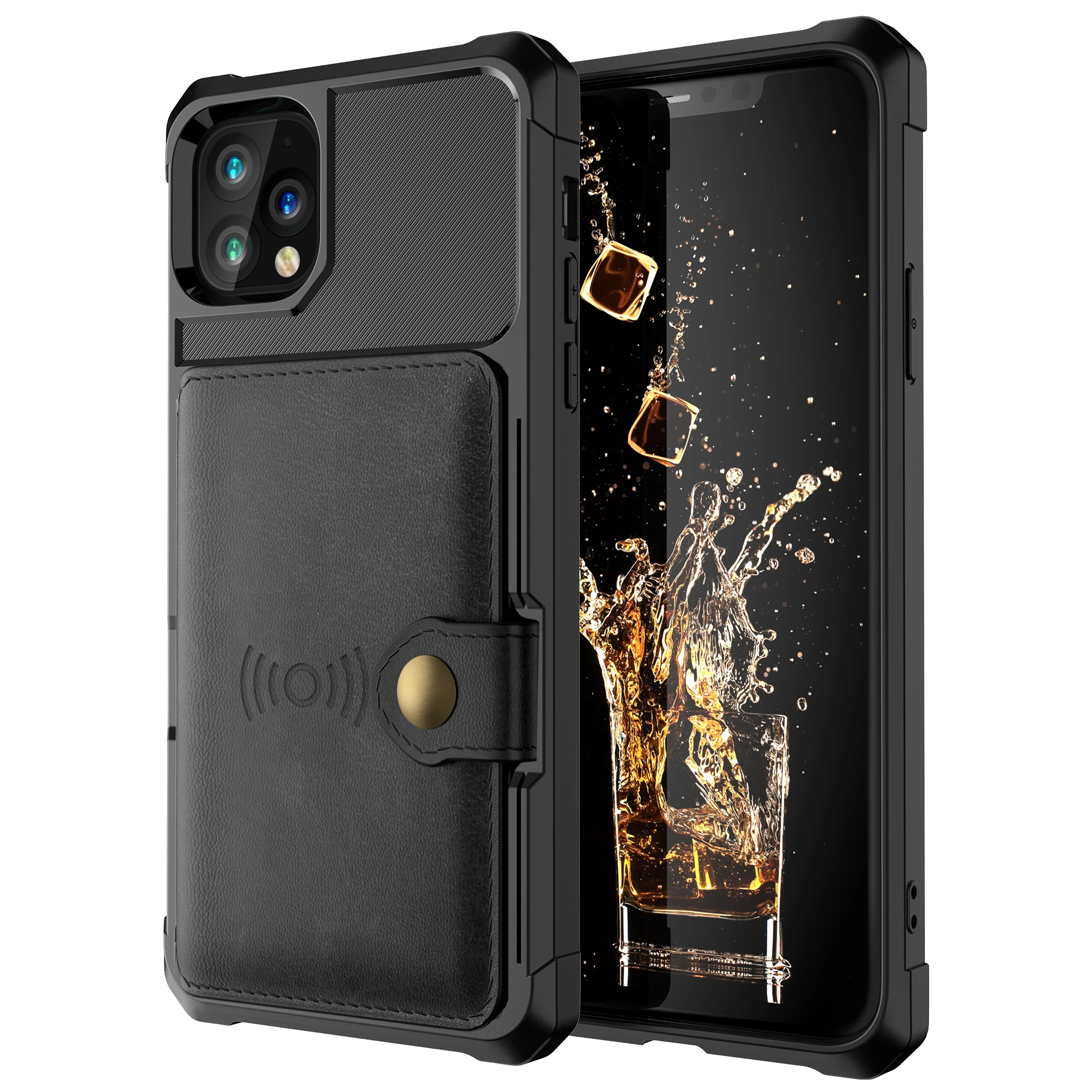 

Luxury PU Leather Wallet Car Magnetic Case For iPhone 11 Pro Max Card Holder Wallet Flip Cover For iPhone XS Max XR 8 7 6S Plus
