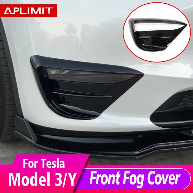 Передняя противотуманная фара для Tesla 2022 Model 3 спойлер ветровой нож из