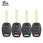 Чехол для автомобильного пульта дистанционного управления Dandkey, 234 кнопки, для Honda Accord CRV пилотный гражданский 2003-2007
