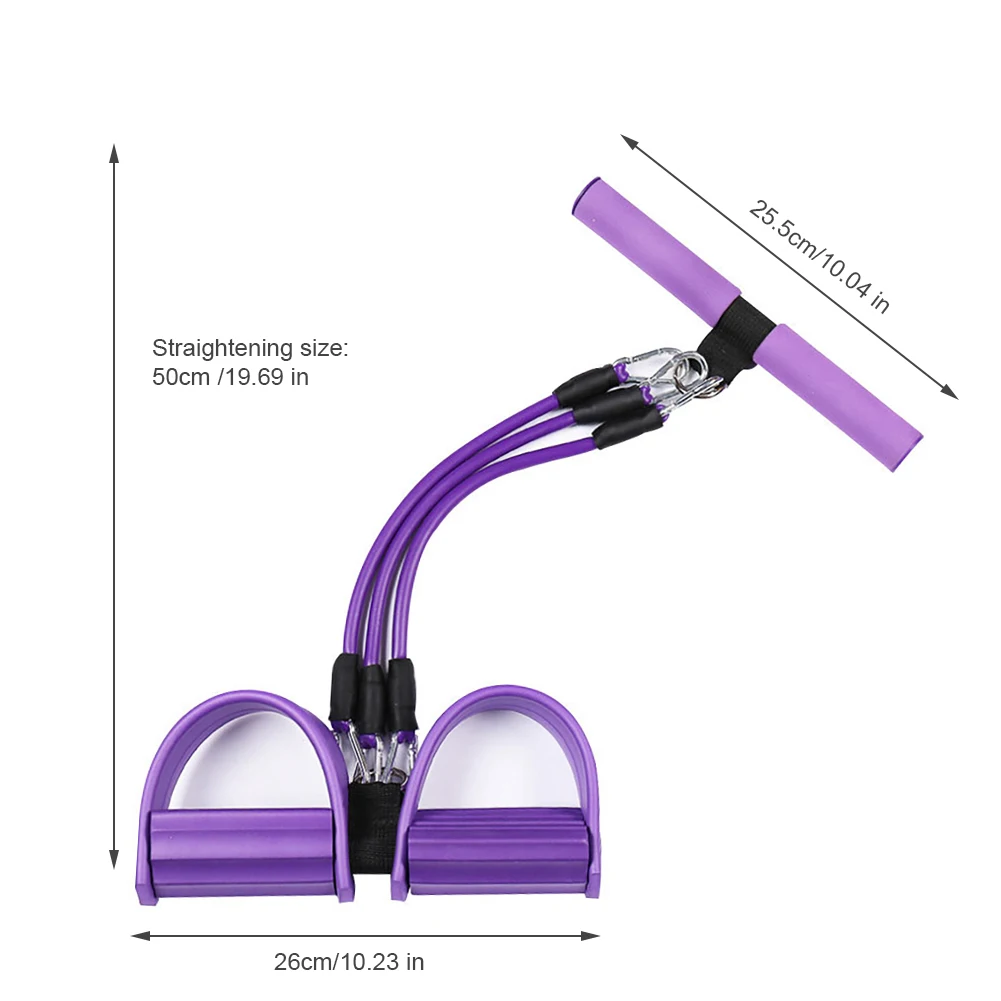 

Multifunctional Sit-Ups Assistant Chest Expander Pull Rope Fitness Pull Rope Indoor Fitness Yoga Exercise