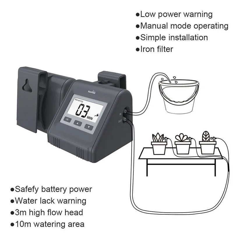 

Wi-Fi Connection Micro-drip Irrigation Timer System with Pump Small Water Pump Programmable Irrigation Controller