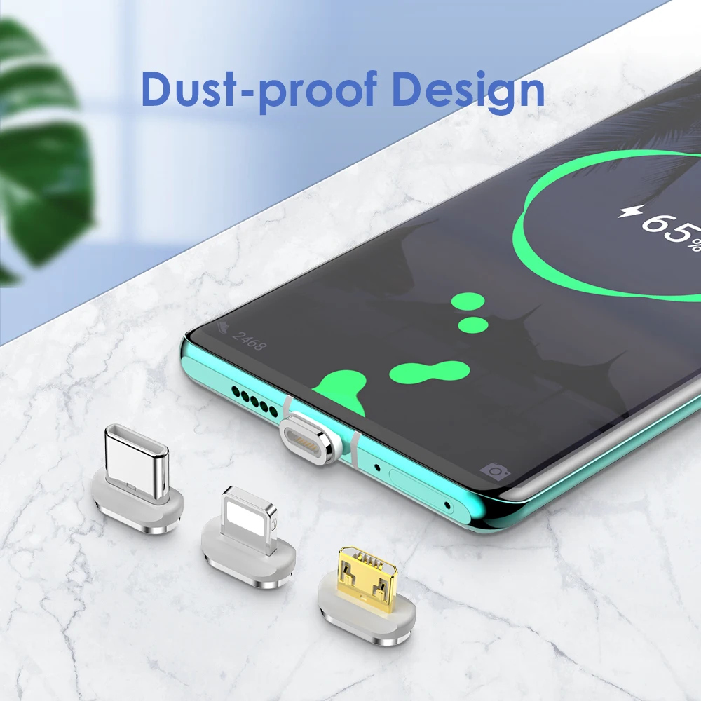IPSKY Магнитный зарядный кабель для мобильного телефона 1 м QC3.0 Быстрая зарядка 3A 18