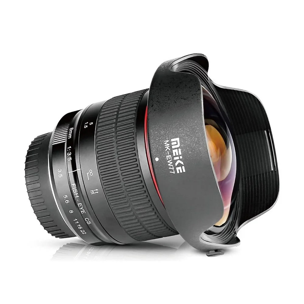 Meike 8 мм f3.5 ручной широкоугольный объектив рыбий глаз для Nikon F Mount D7000 D7200 D7100 D5300 D3400