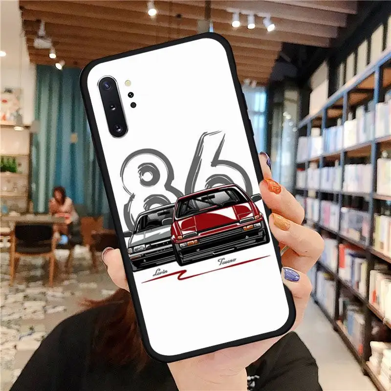 

Initial D car comic sport Phone Cases For Samsung A50 A51 A71 A20E A20S S10 S20 S21 S30 Plus ultra 5G M11 funda cover