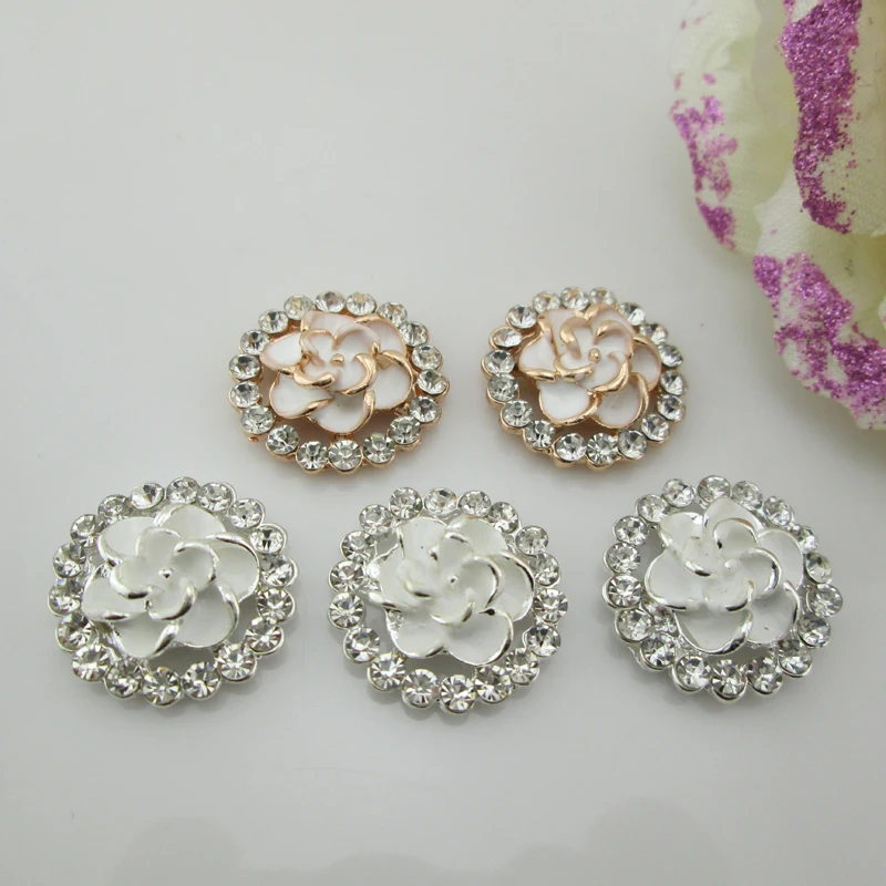 5 шт./лот металлические пуговицы из сплава в форме капли сделай сам Аксессуары для