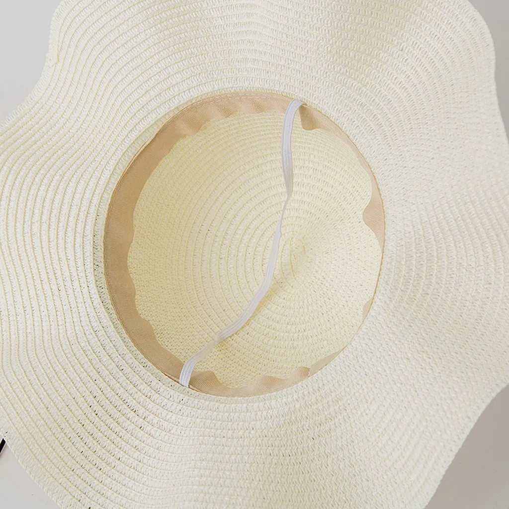 

Summer Caps Baby Flower Ribbon Decorate Breathable Hat Straw Sun Hat Kids Hat Boy Girls Hats Casquette Enfant Kids Sun Cap 2021