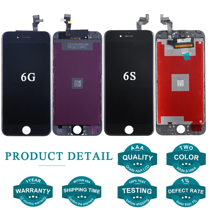 AAA + для iPhone 6 6S 7 lcd с 3D силой сенсорный экран дигитайзер сборка 5 5S дисплей без битых