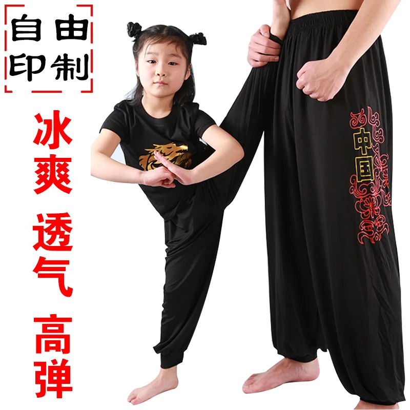 Китайские штаны для взрослых боевых искусств брюки одежда китайского кунг-фу