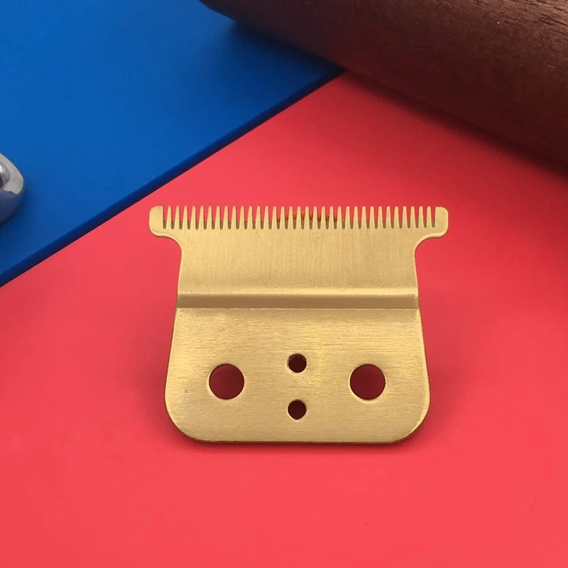 

Gold T Outliner Replacement, Double Gold Wide Timmer Blades for Andis T-Outliner Replacement ,Gold