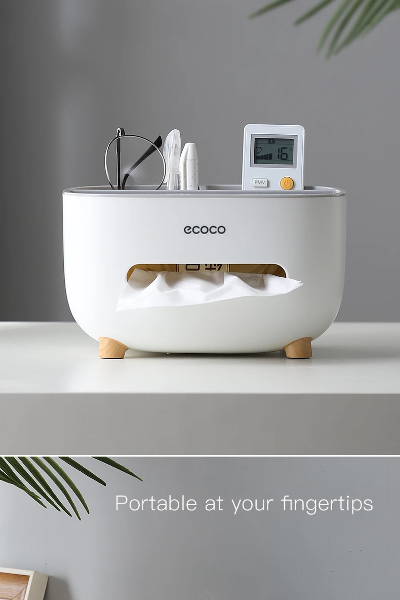 

Home Tissue Box Desktop Kitchen Napkin Holder Storage Container Living Room Remote Control For Home Office Tissue Holder