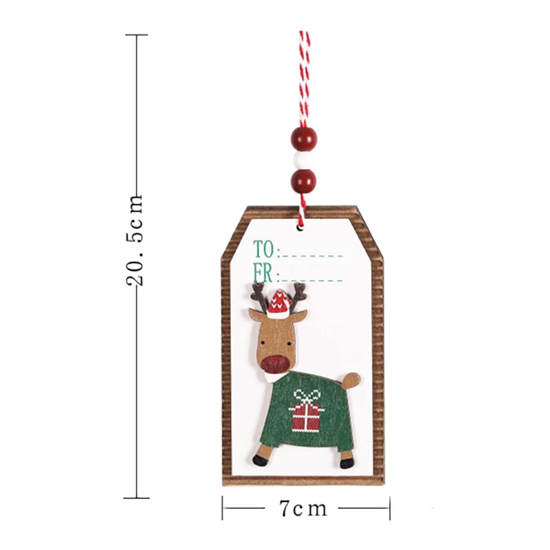 

Wooden Christmas Tree Pendants, Tags with Wooden Decorations Ornaments, Embellishment and Home Decoration
