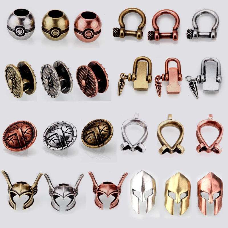 Бусины-разделители для изготовления ювелирных изделий золотые в стиле ретро