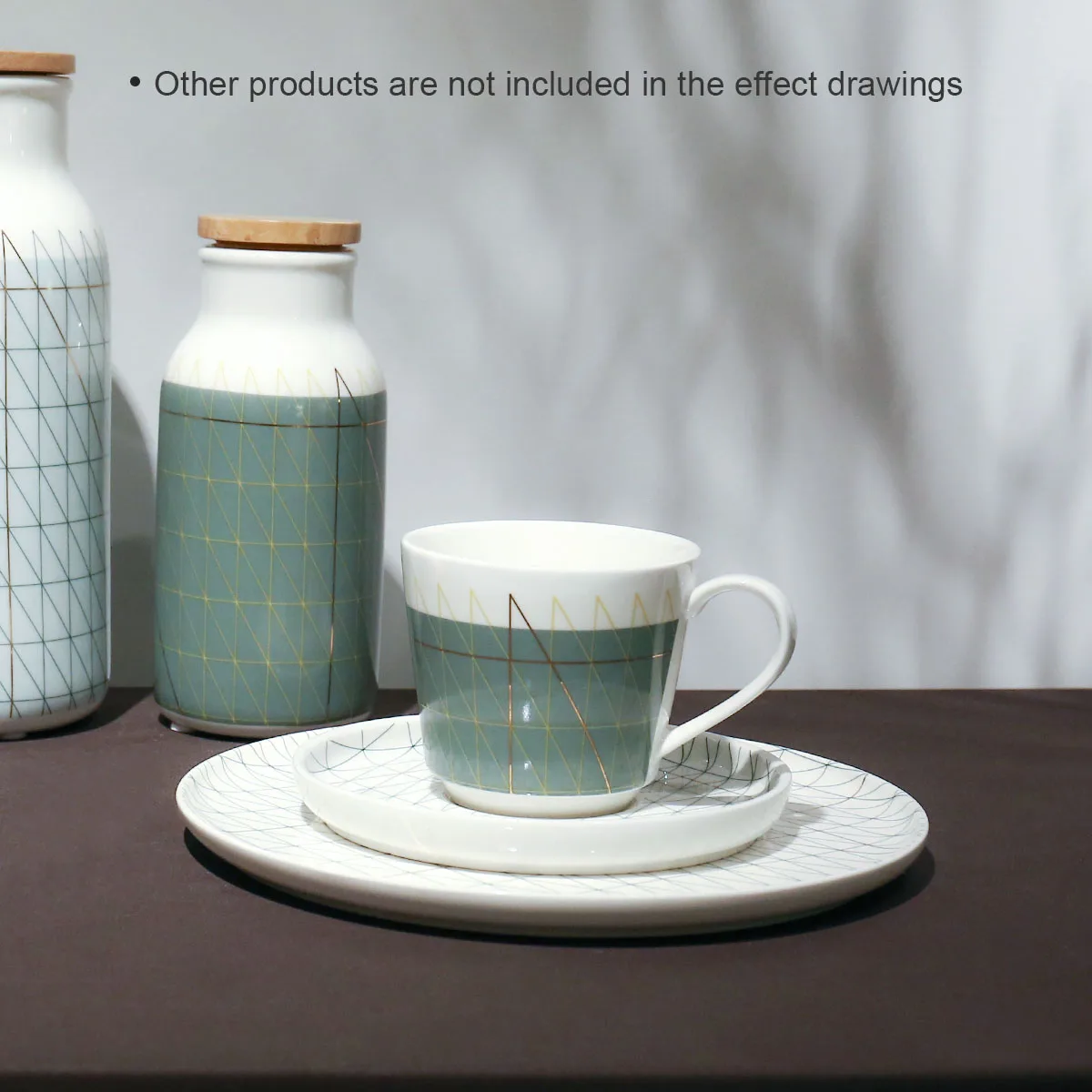 Керамическая тарелка для детской кофейной чашки обеденная фарфоровые блюда